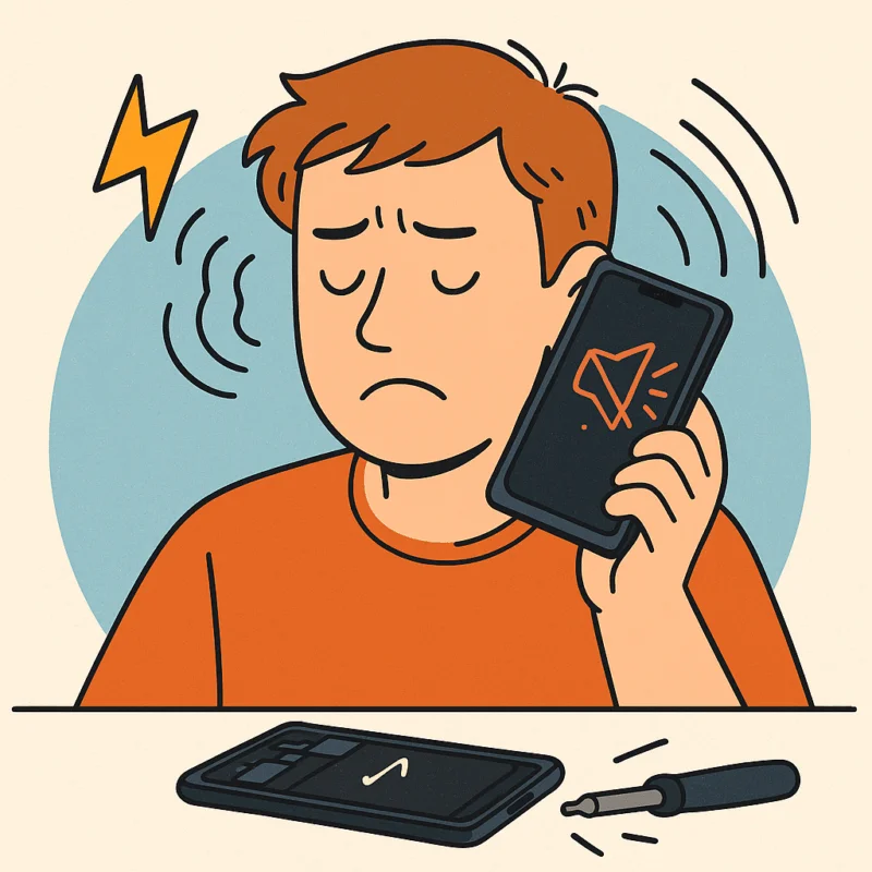 telefon hangprobléma