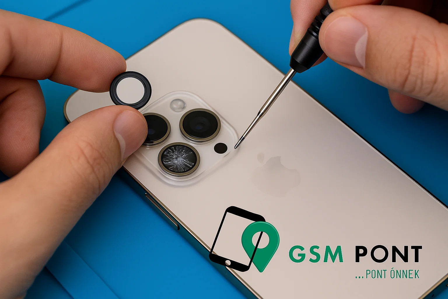 iPhone kamera lencse csere