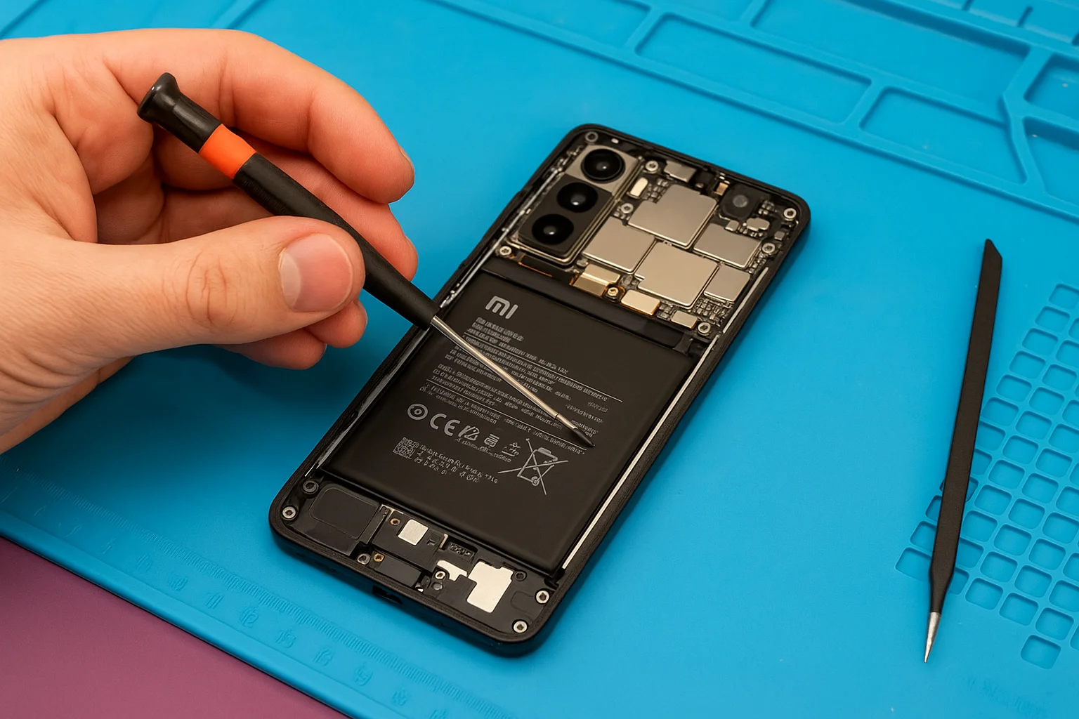 Xiaomi mobiltelefonok akkumulátor cseréje
