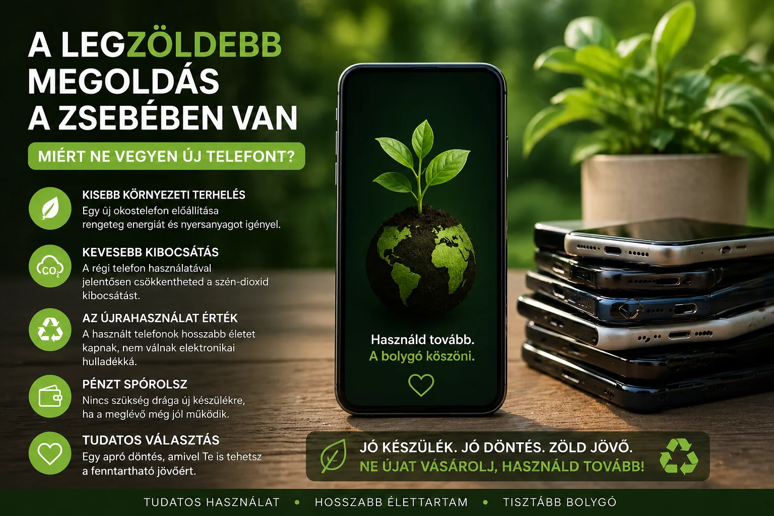 A legzöldebb megoldás a zsebében van – miért ne vegyen új telefont?